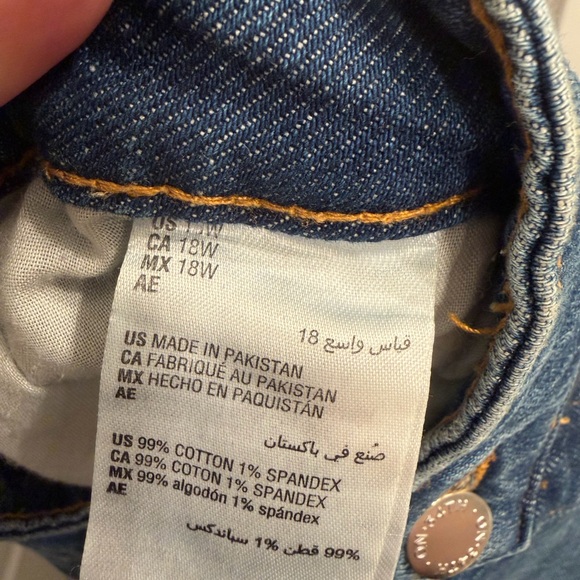 Straight Leg Medium Wash Jeans - Picture 4 of 7